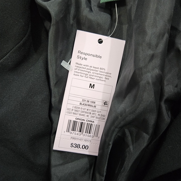 wild fable Oversized Party Blazer in Black Women’s Size M - Picture 12 of 12